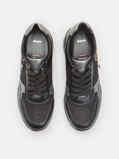 Baskets à plateforme avec fermeture éclair BATA - Kiabi