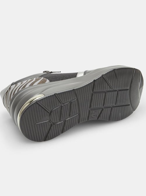 Baskets à plateforme avec fermeture éclair BATA - Kiabi