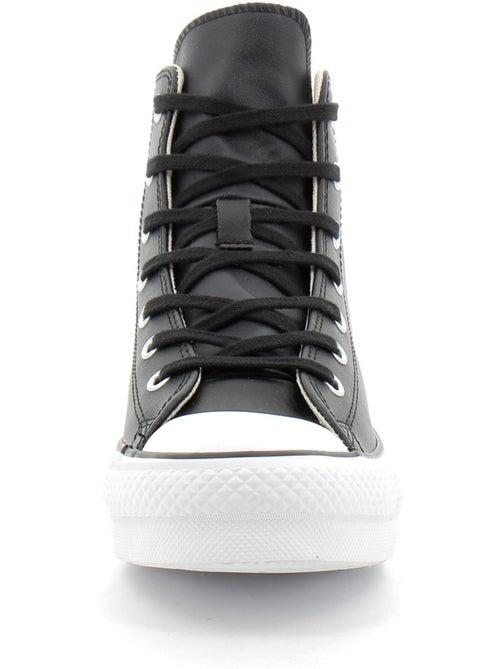 Baskets à Plateforme en Cuir Converse - Kiabi