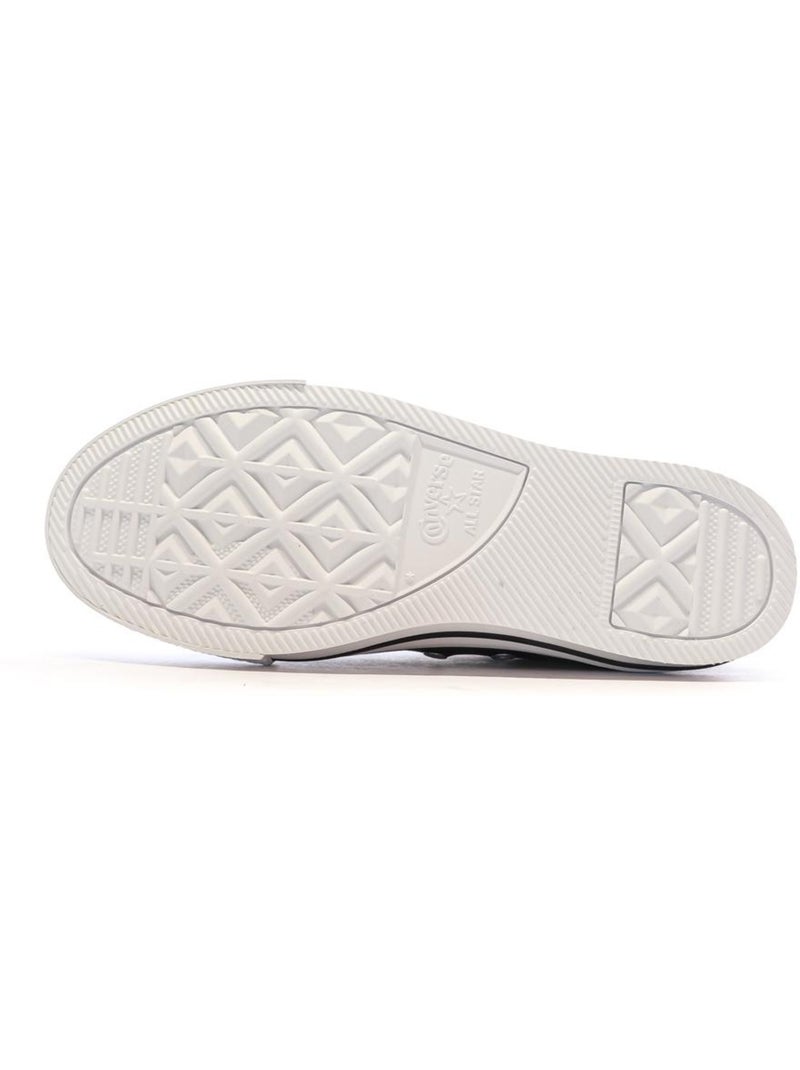 Baskets à Plateforme en Cuir Converse Noir - Kiabi