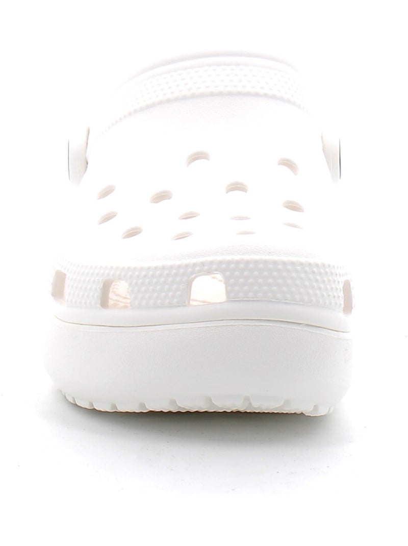 Baskets à Plateforme en Synthétique Crocs Blanc - Kiabi