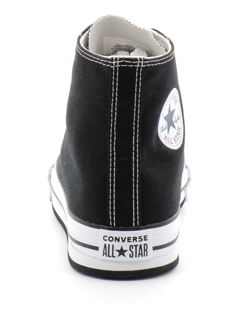 Baskets à Plateforme en Textile Converse Noir - Kiabi
