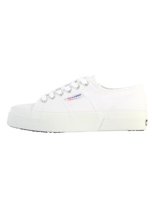 Baskets à Plateforme en Toile Superga - Kiabi