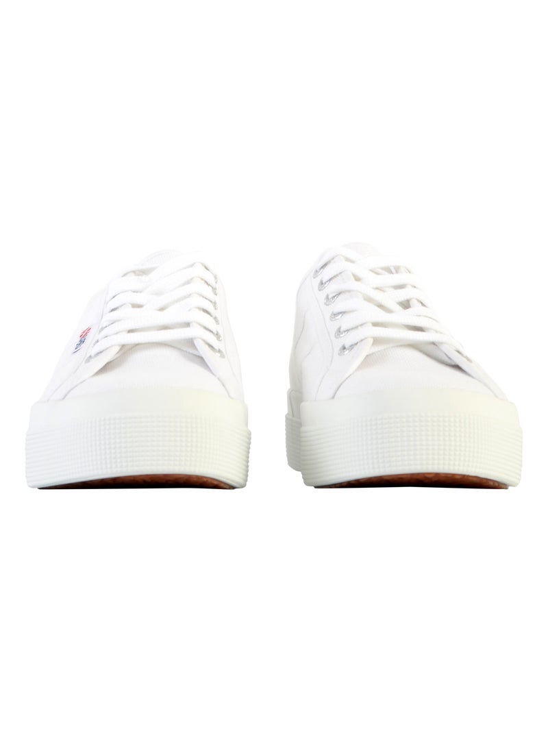 Baskets à Plateforme en Toile Superga Blanc - Kiabi