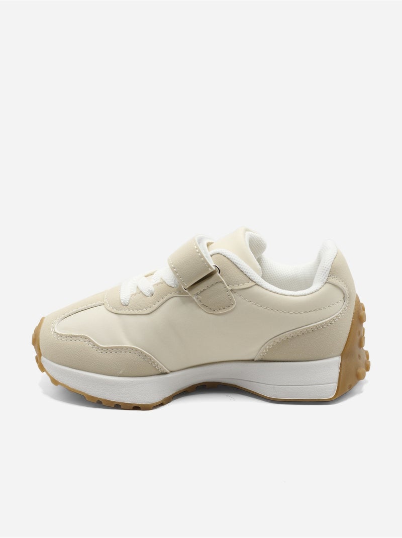 Baskets à scratch - Rock and Joy Beige - Kiabi