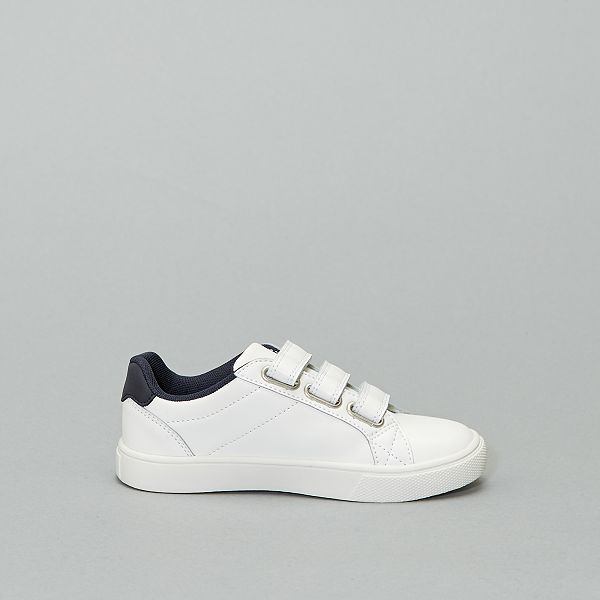 Baskets à scratch Chaussures blanc Kiabi 7,00€