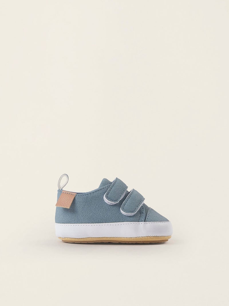 Baskets à Scratch Bleu clair - Kiabi