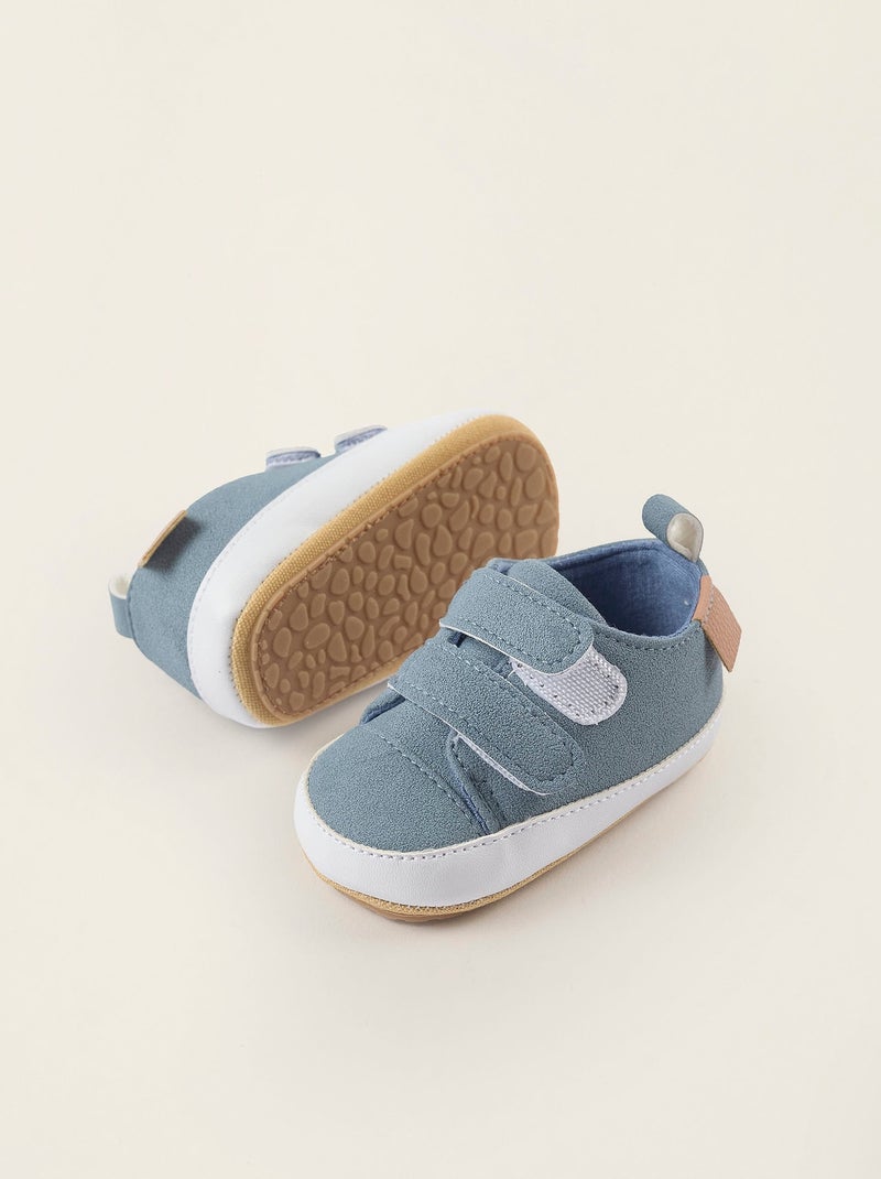 Baskets à Scratch Bleu clair - Kiabi