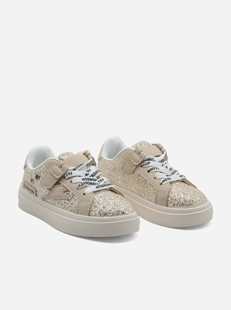 Baskets à scratch Doré/or - Kiabi