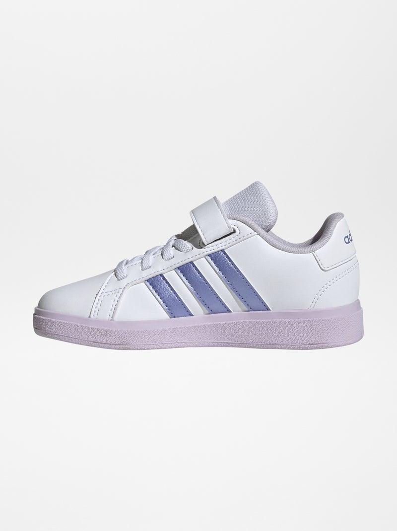 Baskets à scratch 'Grand court' 'adidas' Blanc - Kiabi