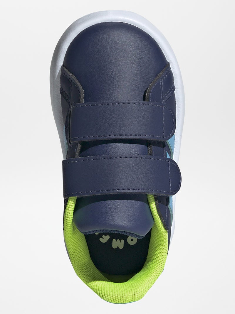 Baskets à scratch 'Grand Court' 'adidas' Bleu - Kiabi