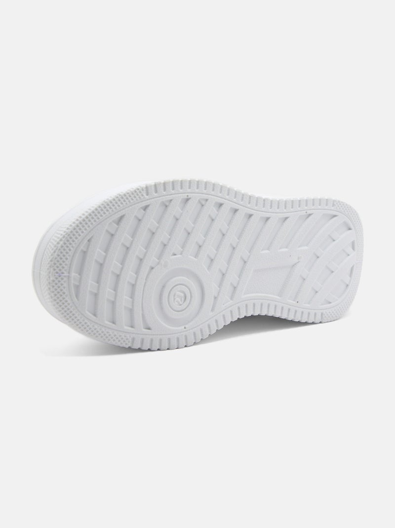 Baskets à scratch Noir Blanc - Kiabi