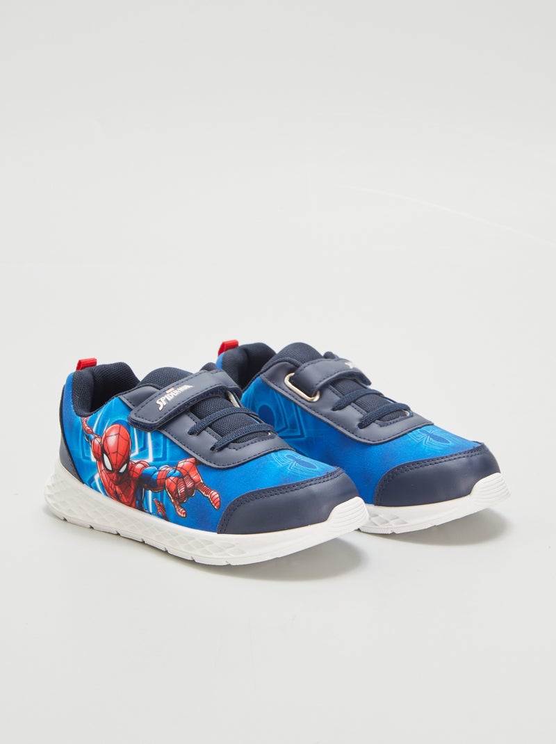 Baskets à scratch 'Spider-Man' Bleu - Kiabi