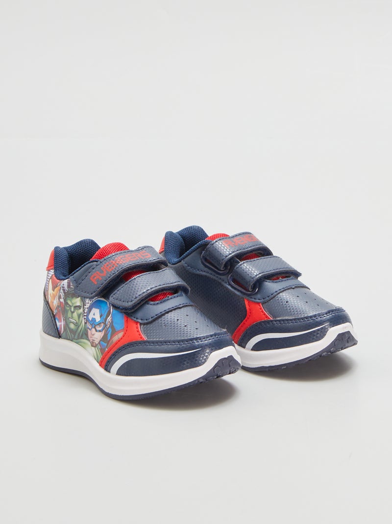 Baskets à scratchs 'Avengers' bleu - Kiabi