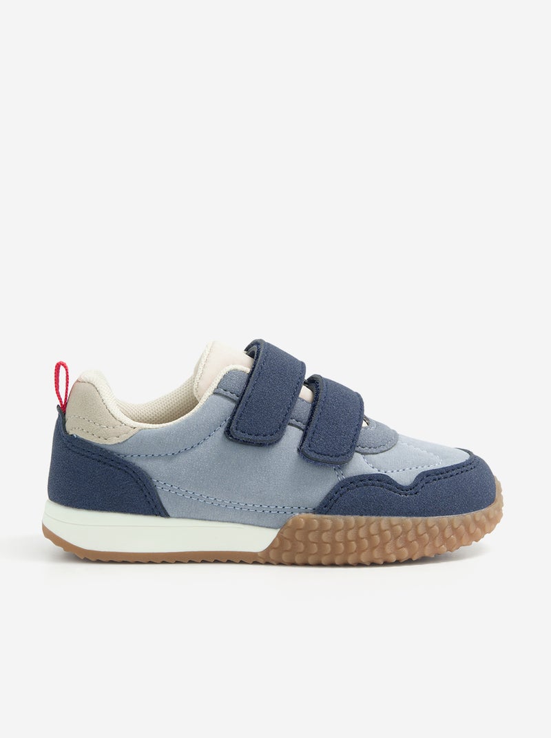 Baskets à scratchs Bleu - Kiabi