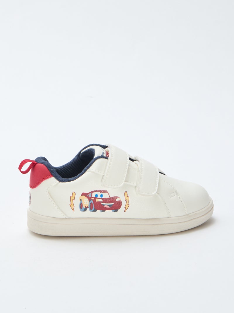 Baskets à scratchs 'Cars' 'Disney' Blanc - Kiabi