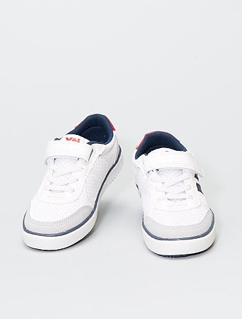 Baskets à scratchs et lacets élastiques