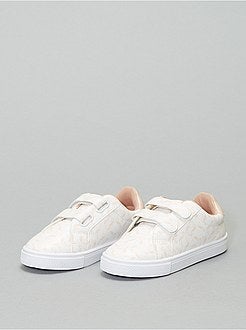 Baskets à scratchs 'flamant rose' - Kiabi