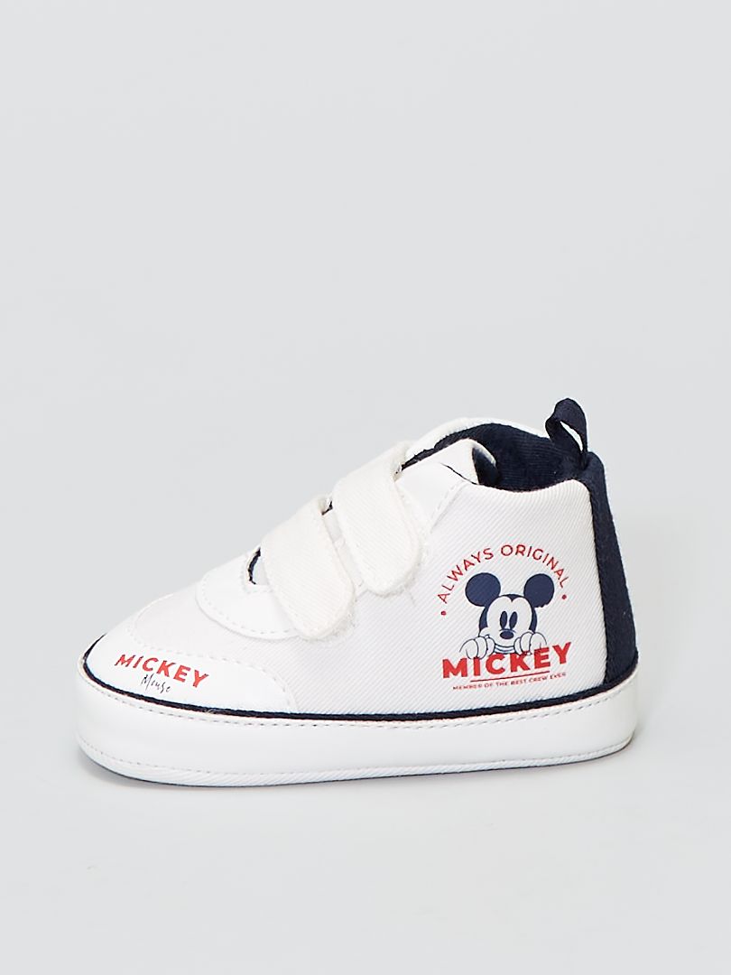 Baskets à scratchs 'Mickey Mouse' de 'DIsney' BLANC - Kiabi