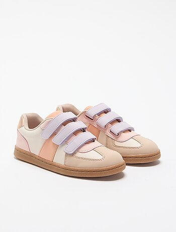 Baskets à scratchs multicolores