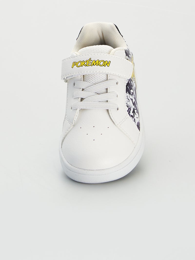 Baskets à scratchs 'Pikachu' 'Pokemon' blanc - Kiabi
