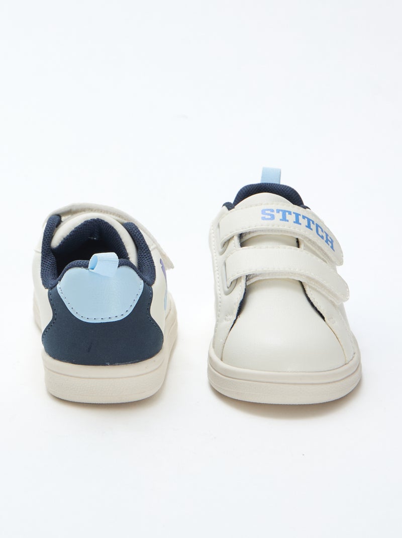 Baskets à scratchs 'Stitch' 'Disney' Blanc - Kiabi