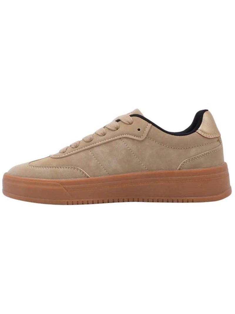 Baskets à semelle contrastante, style sportwear tendance
 'Deeluxe' Beige - Kiabi
