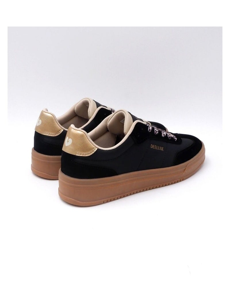 Baskets à semelle contrastante, style sportwear tendance
 'Deeluxe' Noir - Kiabi