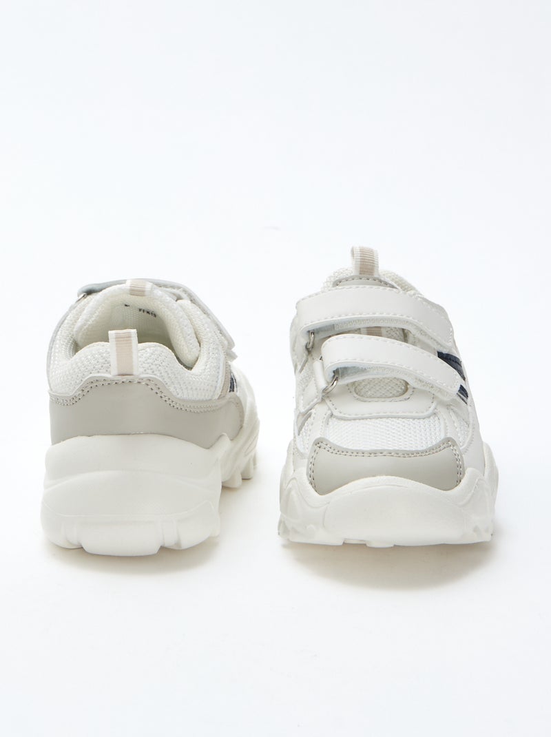 Baskets à semelle épaisse Gris - Kiabi