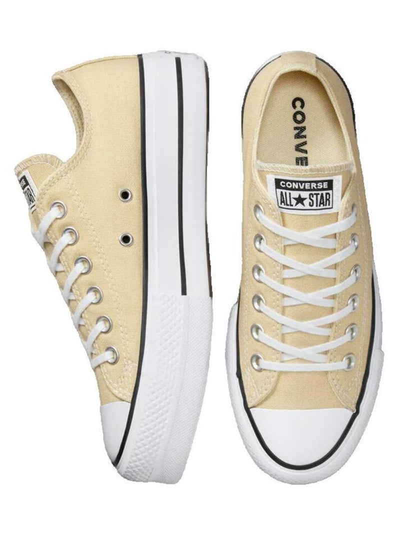 Baskets à semelles compensées Chuck Taylor All Star Lift Platform Converse Blanc cassé - Kiabi