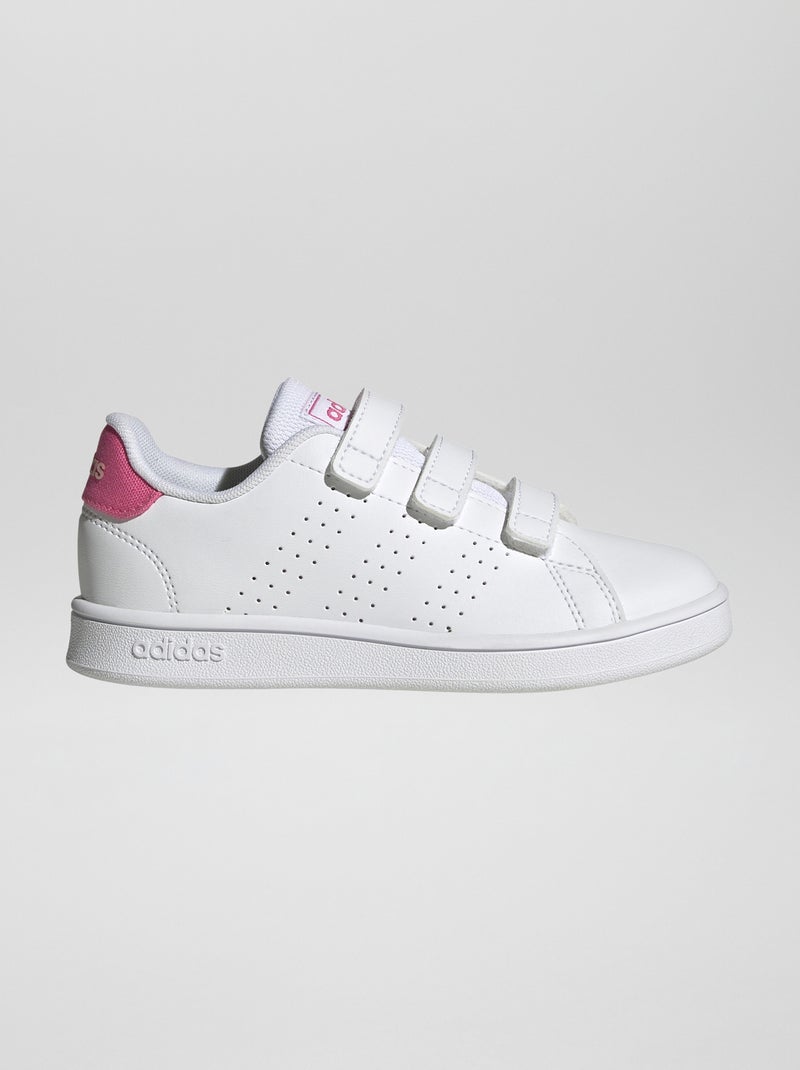 Baskets 'adidas' 'Advantage' Blanc/rose - Kiabi