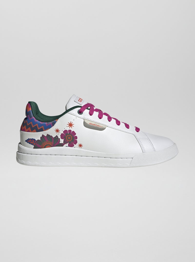 Baskets 'adidas' 'Court silk' Blanc/rose - Kiabi
