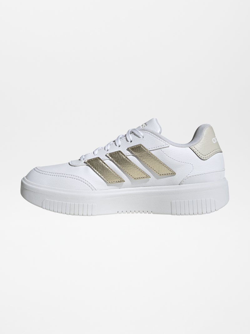 Baskets 'adidas' 'courtblock' blanc - Kiabi