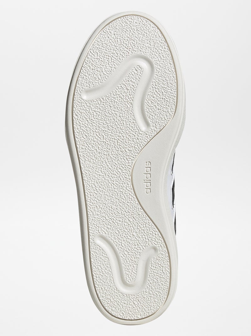 Baskets 'adidas' courtblock Blanc/Noir - Kiabi