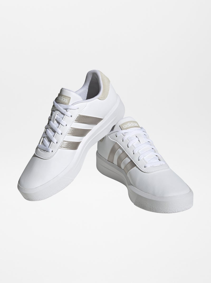 Baskets 'adidas' grand court Blanc - Kiabi