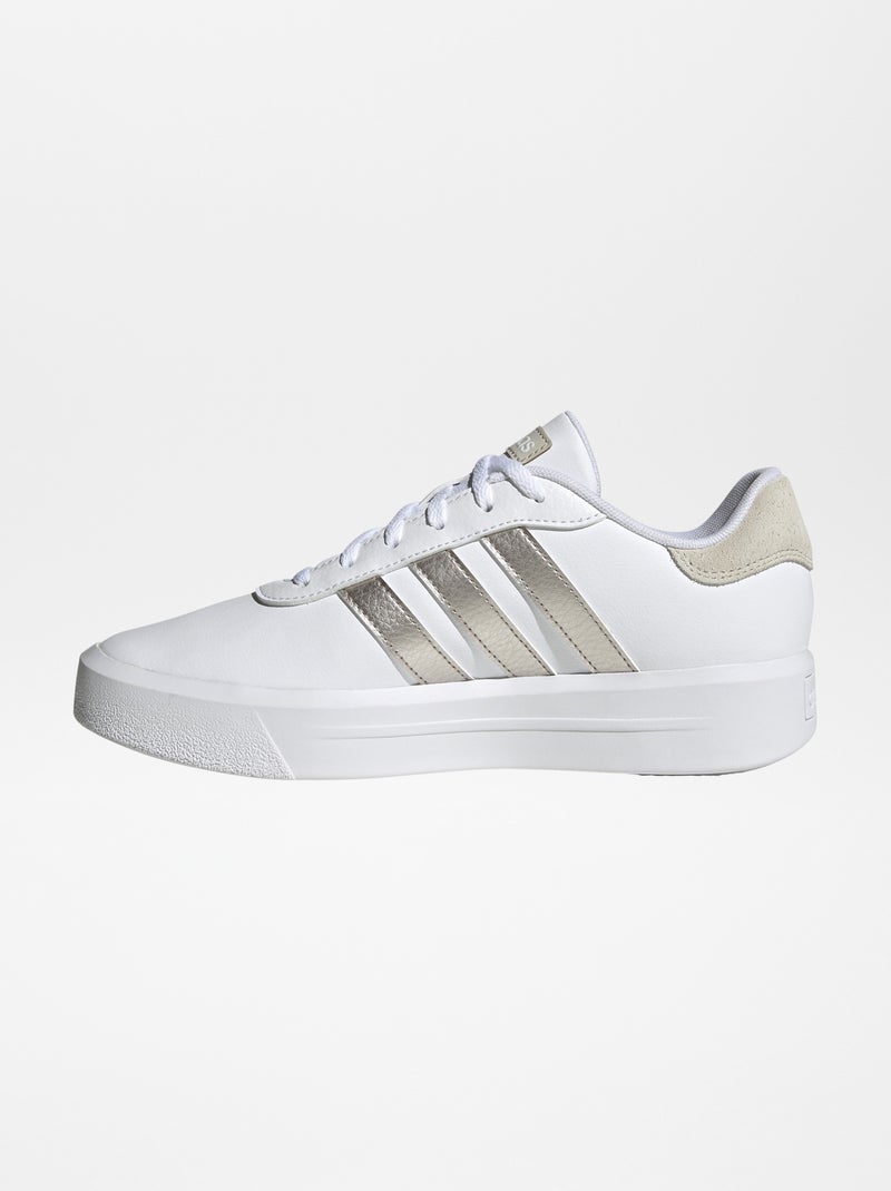 Baskets 'adidas' grand court Blanc - Kiabi
