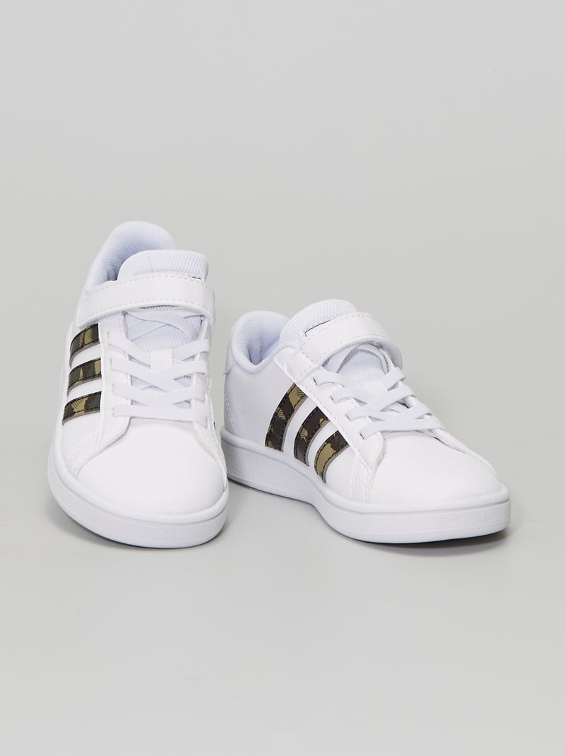 Baskets 'adidas' 'Grand Court' Blanc - Kiabi