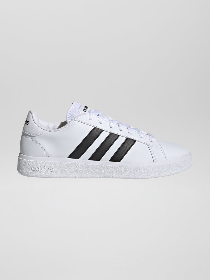 Baskets 'adidas' 'Grand court' Blanc/noir - Kiabi