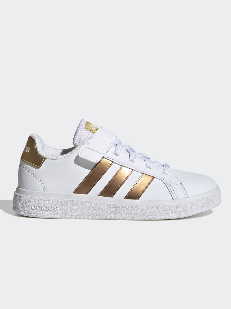 Baskets 'adidas' 'Grand court' Blanc/or - Kiabi