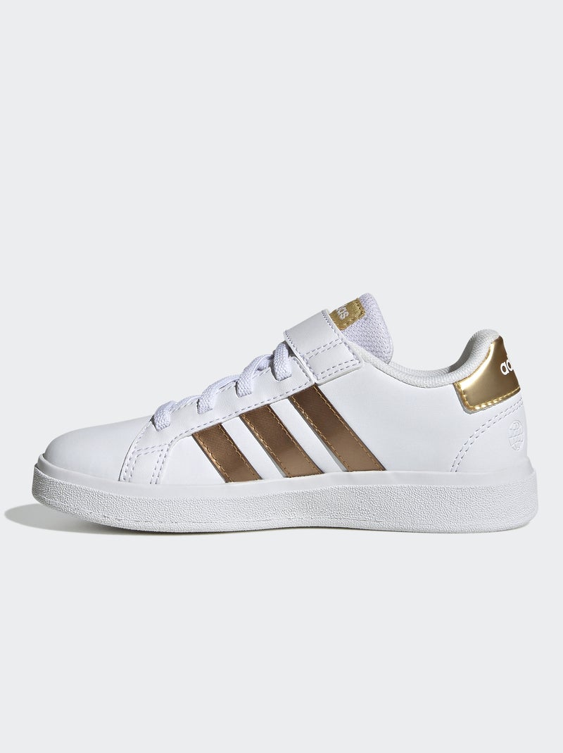 Baskets 'adidas' 'Grand court' Blanc/or - Kiabi