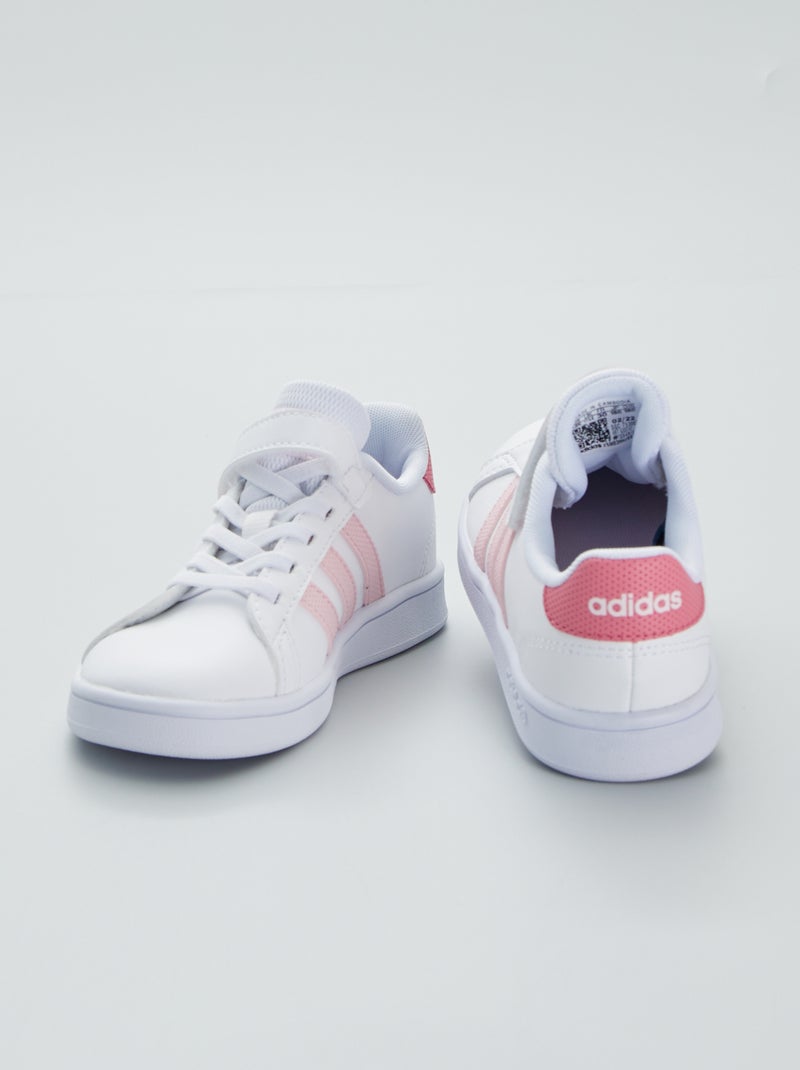 Baskets 'adidas' 'Grand Court EL C' Blanc - Kiabi