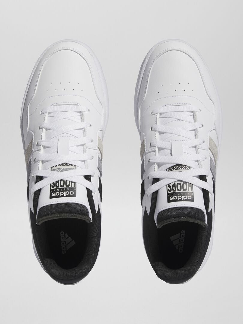 Baskets 'adidas' 'Hoops' Blanc/gris - Kiabi
