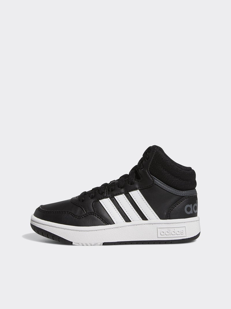 Baskets 'adidas' 'Hoops mid' Noir - Kiabi