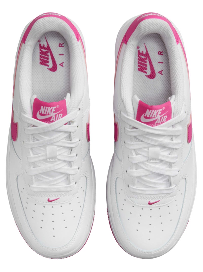 Baskets air force - nike Blanc Rose - Kiabi
