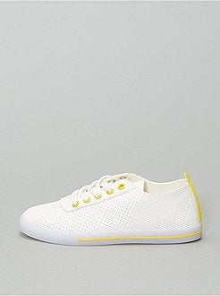 Baskets ajourées détails flashy - Kiabi
