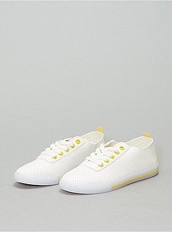 Baskets ajourées détails flashy - Kiabi