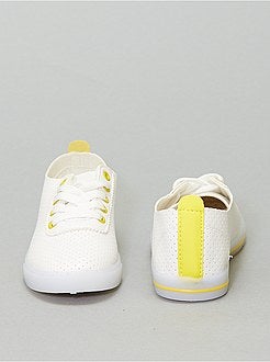 Baskets ajourées détails flashy - Kiabi