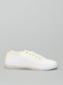 Baskets ajourées détails flashy - Kiabi