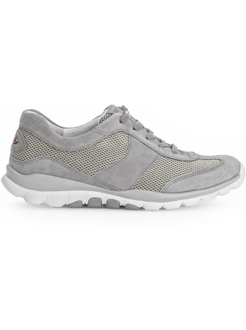 Baskets  ajourées en nubuck - Kiabi