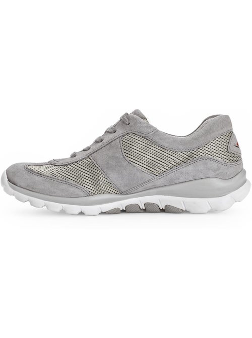 Baskets  ajourées en nubuck - Kiabi